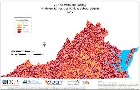 map of va vegetation plots