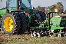 tractor showing notill practices