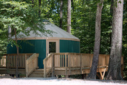 Photo of yurt at Pocahontas