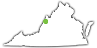 Location of Douthat State Park in Virginia