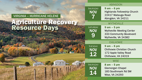 Upcoming Agricultural Resource Days. Nov. 7, 9, 12 and 14