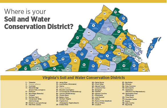 SWCD Districts map. Download a larger version