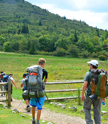 backpacking at a state park