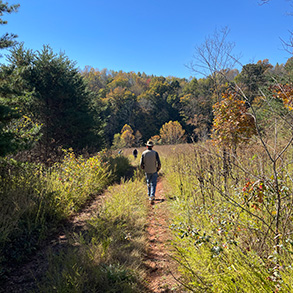 Trail at the future Mayo River State Park. Photo courtesy Dan River Basin Association